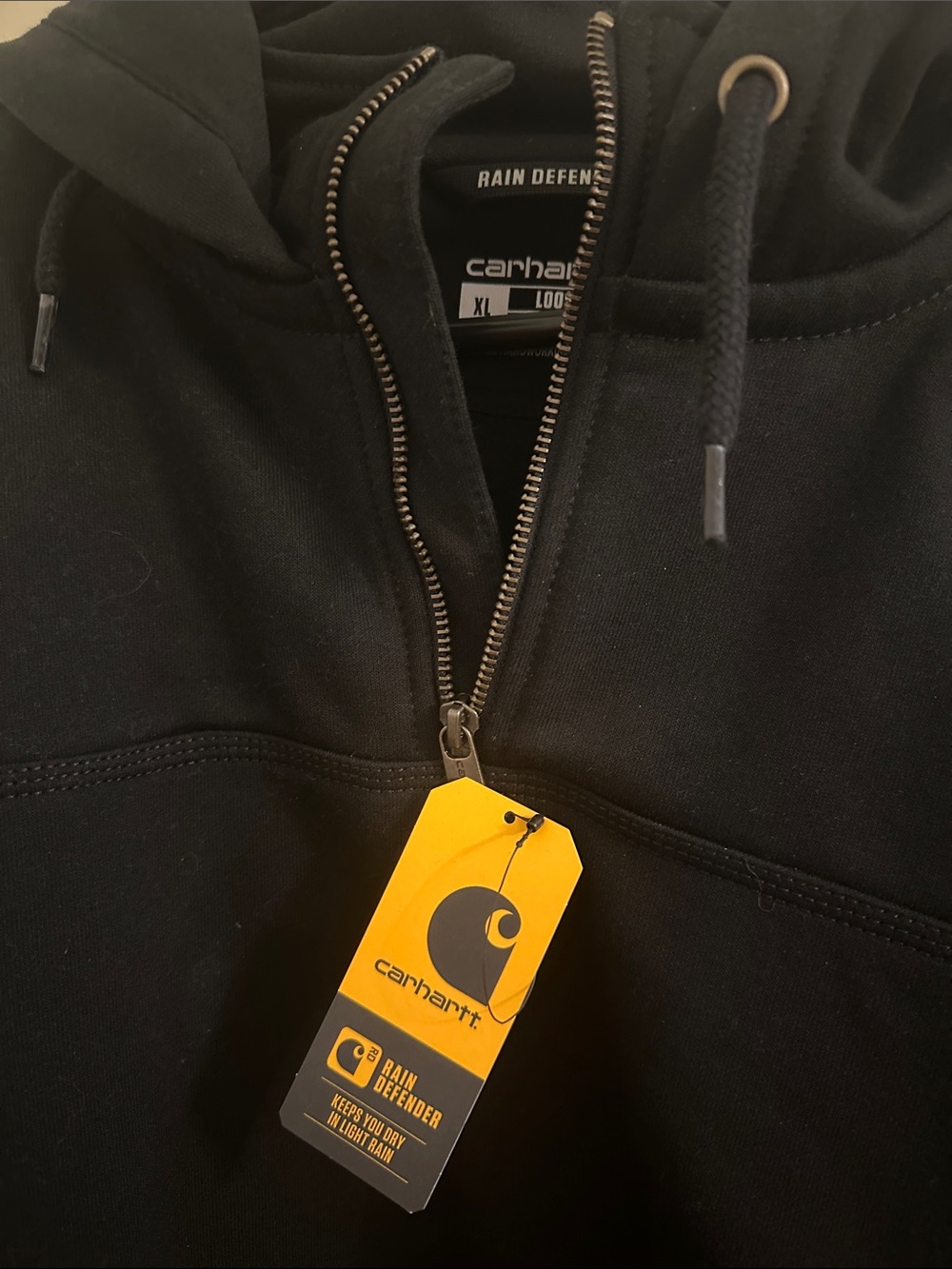 Carhartt Quarter Zip Rain Defender Loose
Fit Hoodie NWT XL - Picture 2 of 3